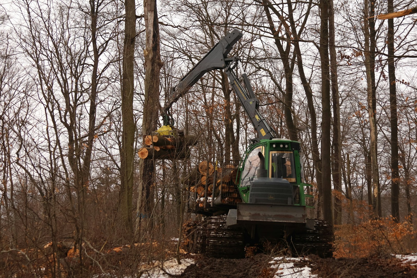 Industrial equipment in operation